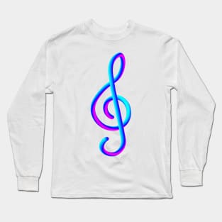 colorful blue purple Long Sleeve T-Shirt